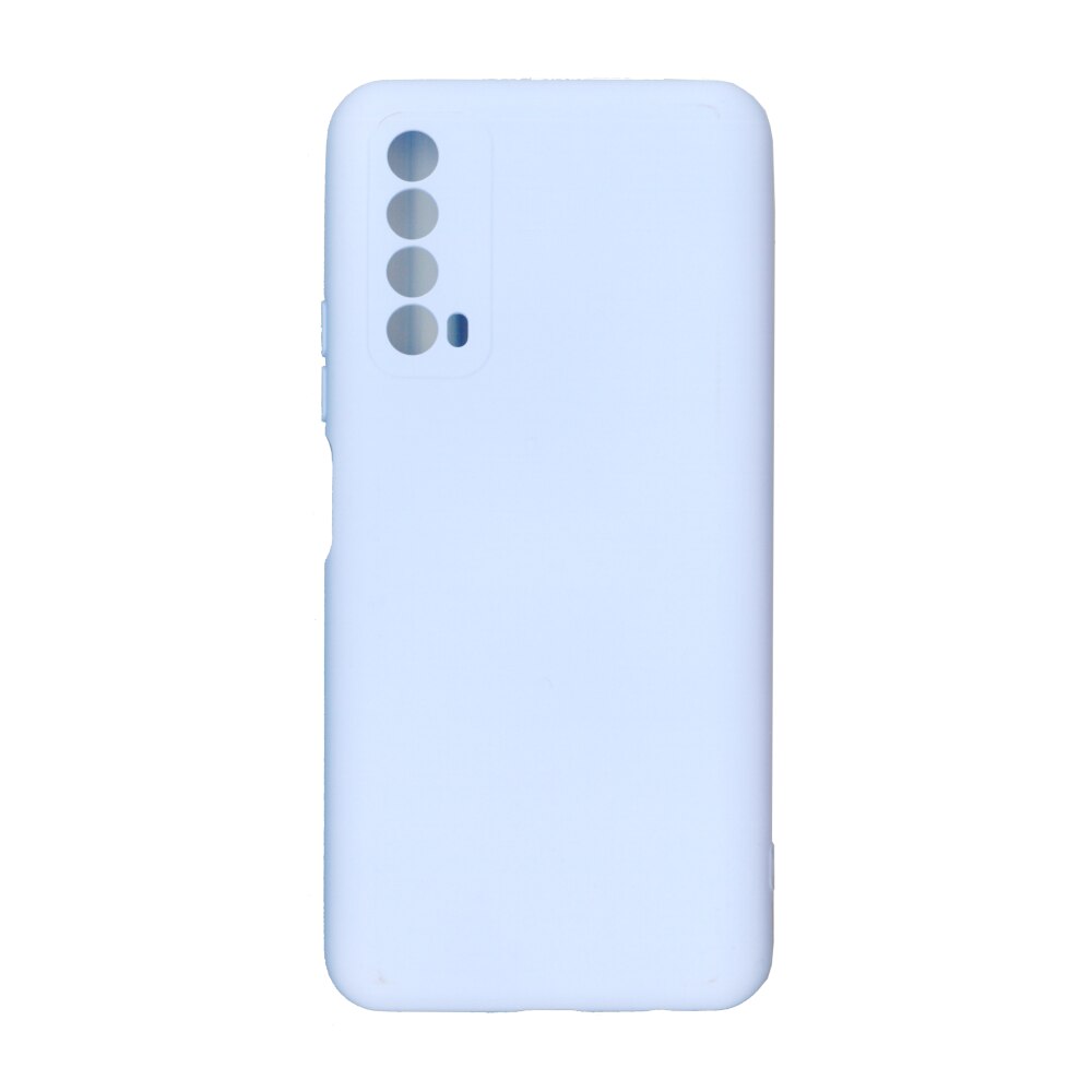 Husa Liquid din silicon mat pentru Huawei P Smart 2021, mov