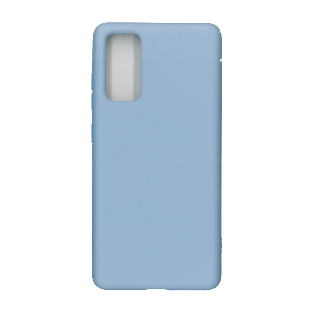 Husa Liquid din silicon mat pentru Samsung Galaxy S20 FE, blue