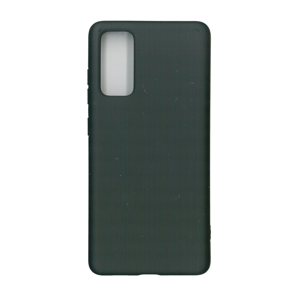 Husa Liquid din silicon mat pentru Samsung Galaxy S20 FE, negru