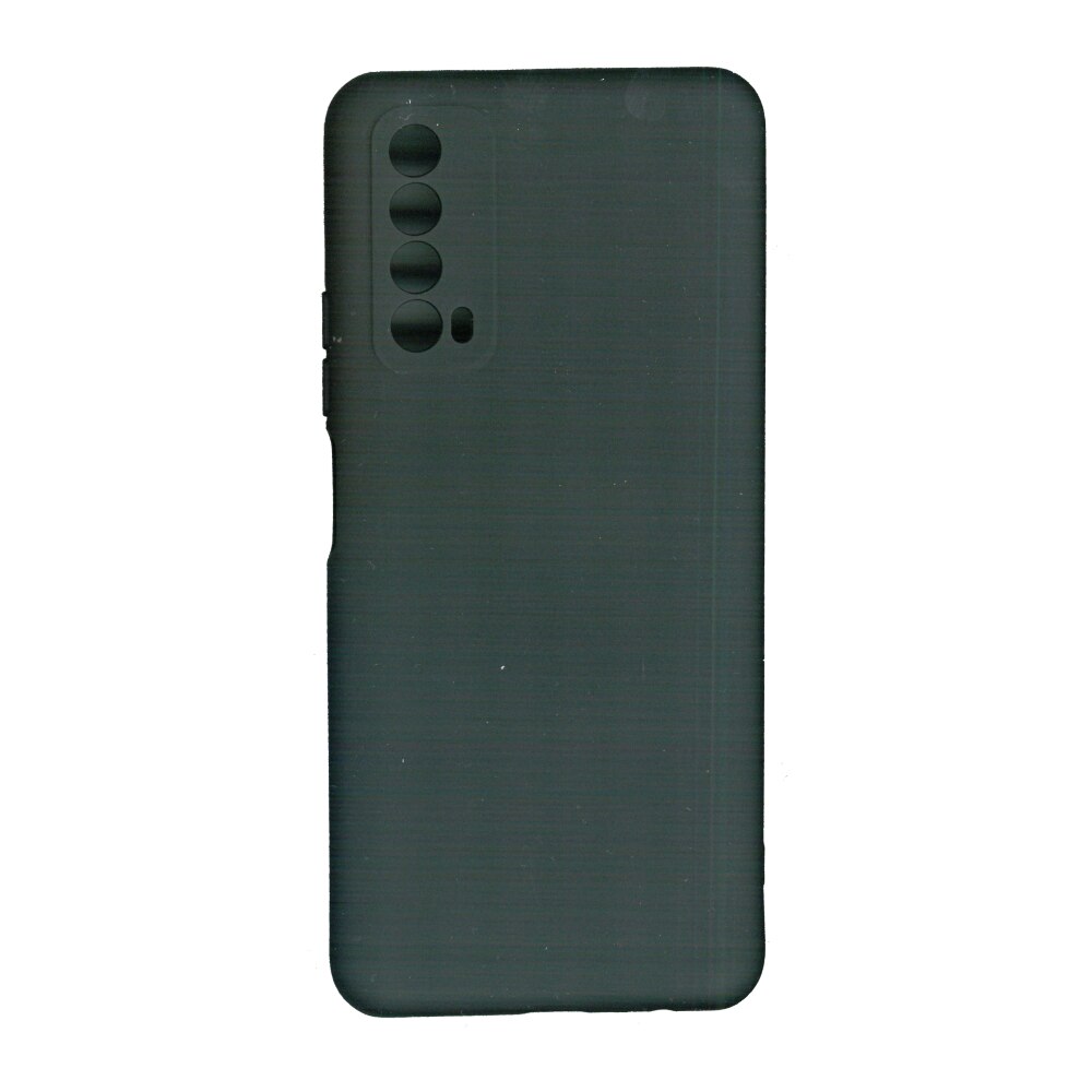 Husa Liquid din silicon mat pentru Huawei P Smart 2021, negru
