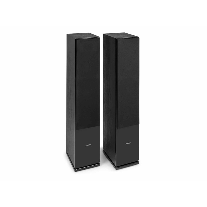 Fenton SHF80B FEKETE passzív hangfaltorony pár 2×250/500W (3×16,5 cm mélysugárzó)