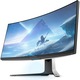 Dell Alienware AW3821DW Ívelt gaming monitor, 38", Fast IPS,(3840x1600), G-Sync, HDMI, DP