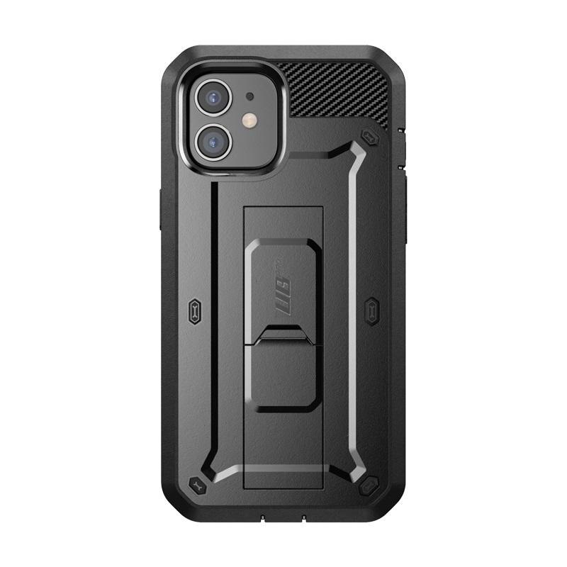 Carcasa 360 grade Supcase Unicorn Beetle Pro compatibil cu iPhone 12 Mini cu protectie display, Negru