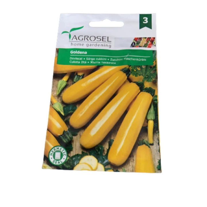 Seminte dovlecel, Goldena, Agrosel - plic 5 gr