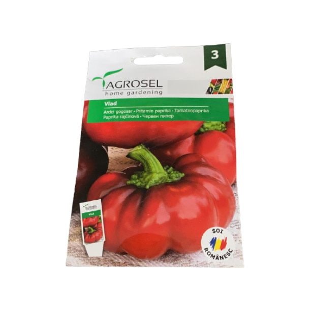 Seminte ardei gogosar Vlad - plic 1.5 gr