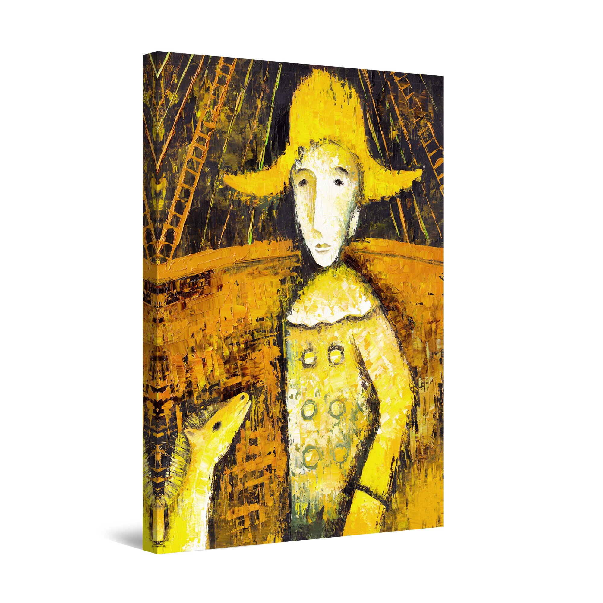 Tablou DualView Startonight Chipuri din Trecut, luminos in intuneric, 60 cm x 40 cm