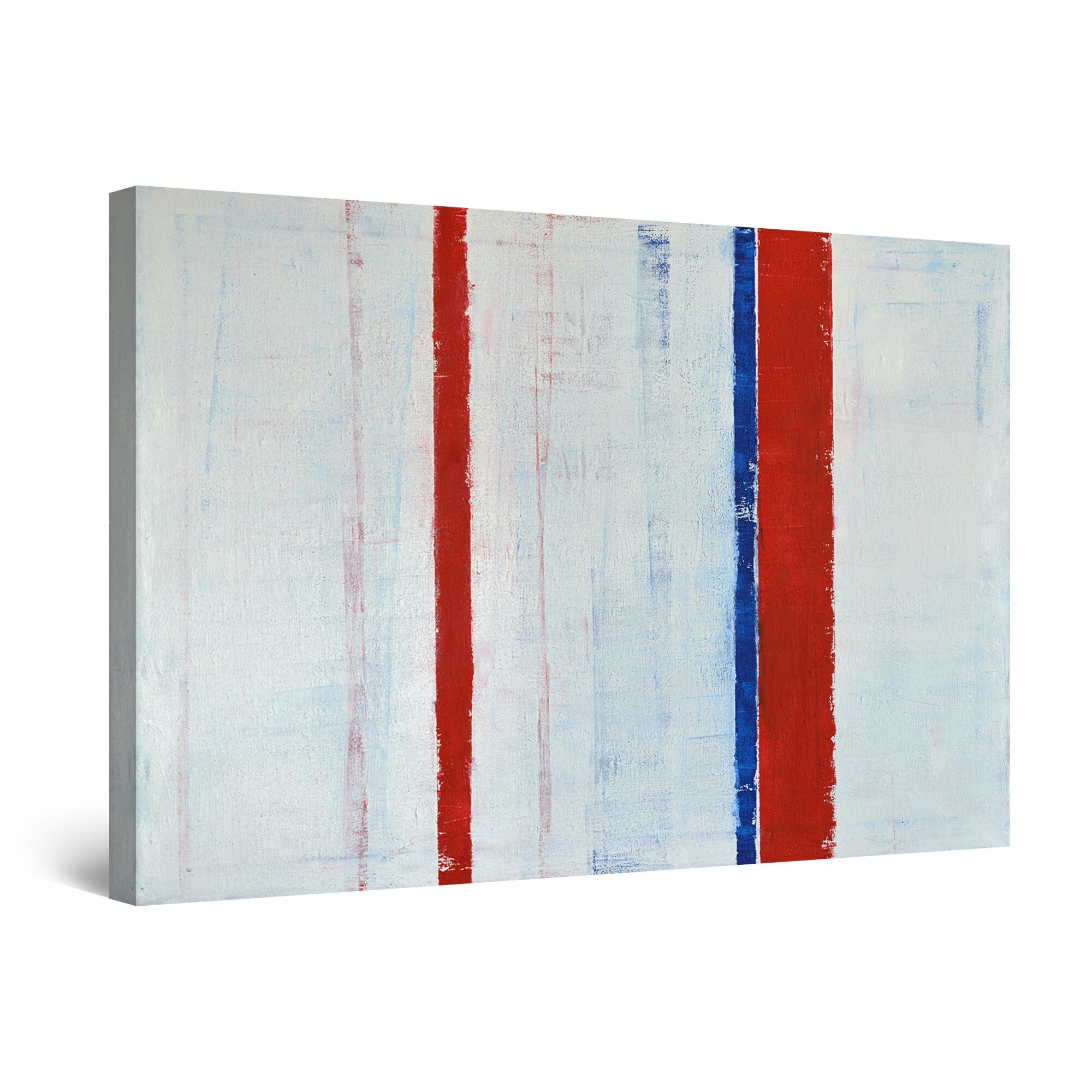Tablou DualView Startonight Abstract in Rosu, luminos in intuneric, 30 cm x 20 cm