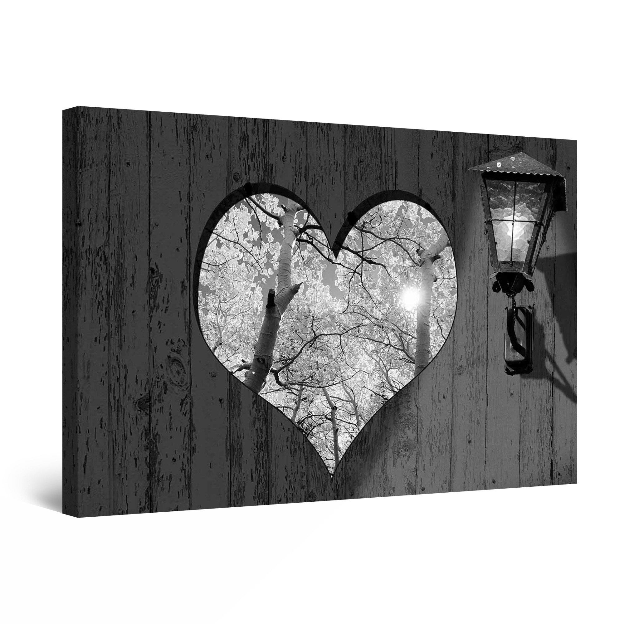 Tablou DualView Startonight Din Inima, luminos in intuneric, 30 cm x 20 cm