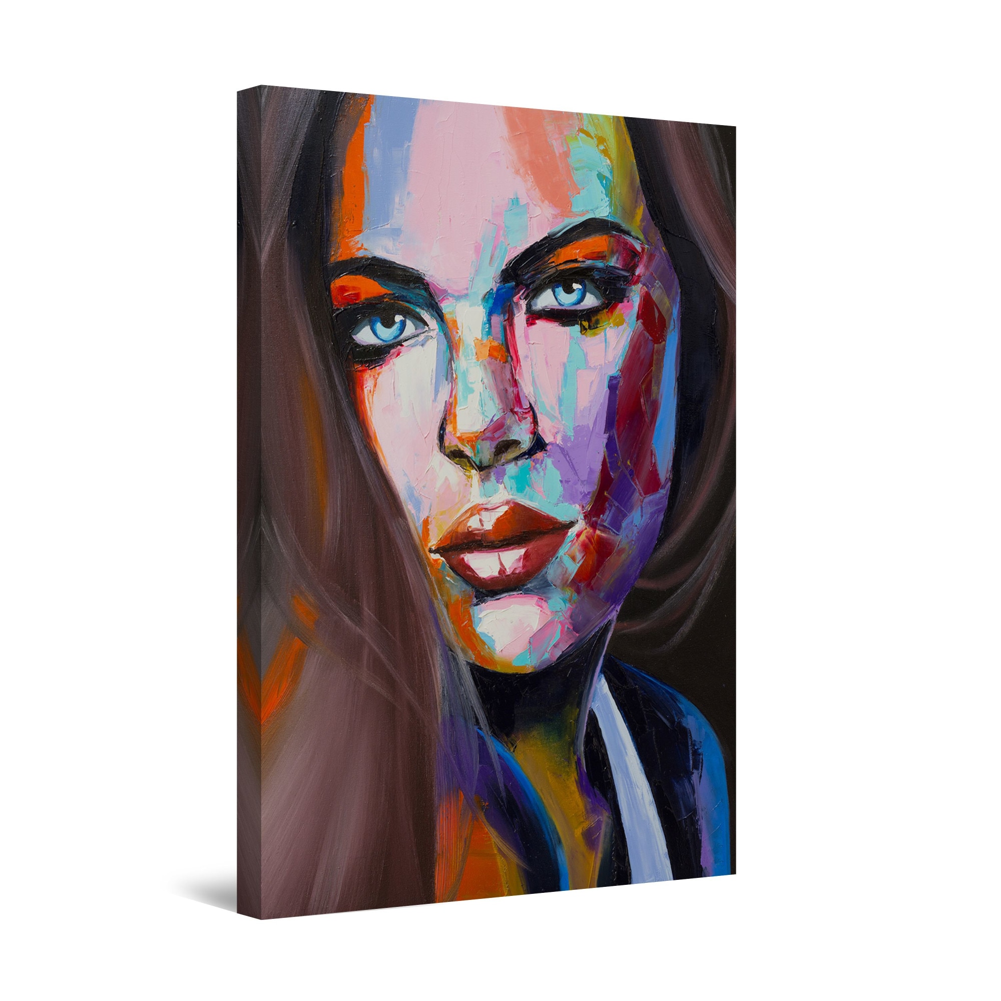 Tablou DualView Startonight Portret Multicolor, luminos in intuneric, 60 cm x 40 cm