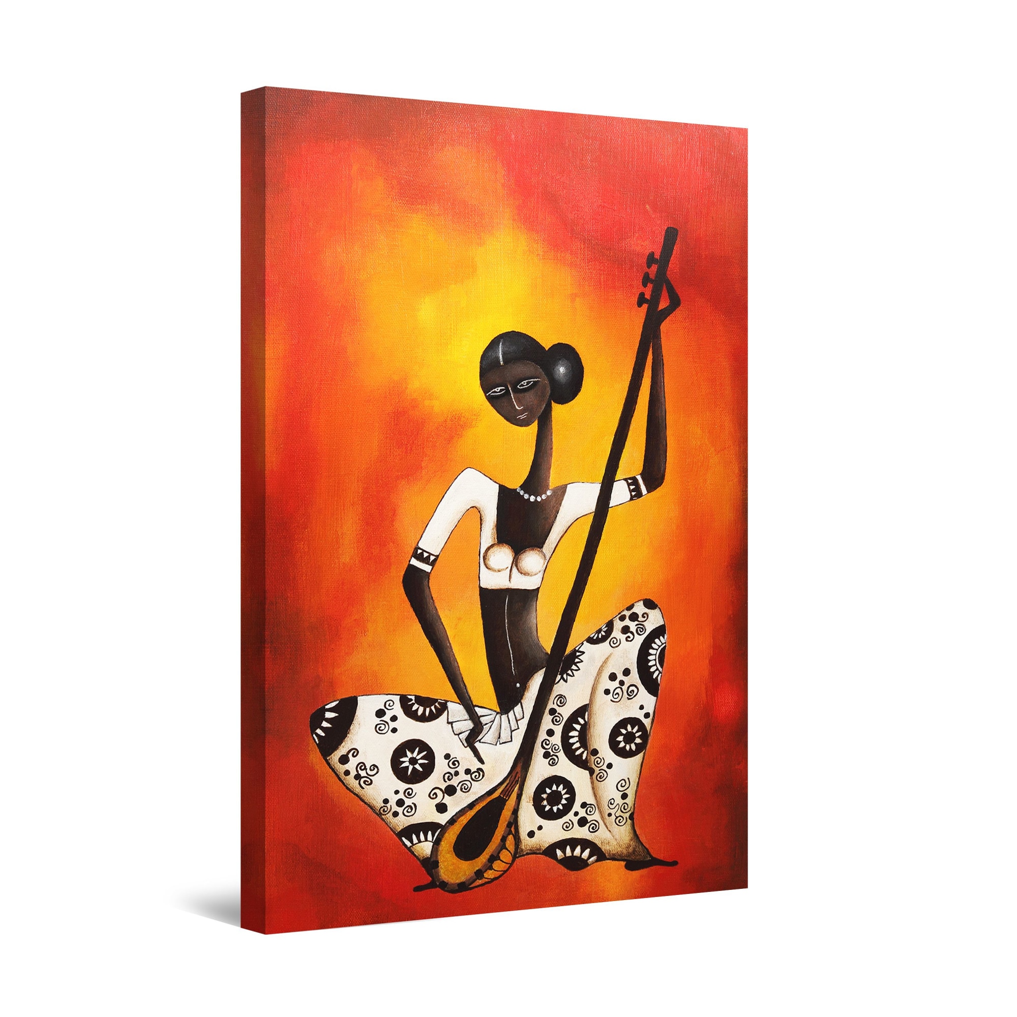 Tablou DualView Startonight Traditional African, luminos in intuneric, 30 cm x 20 cm