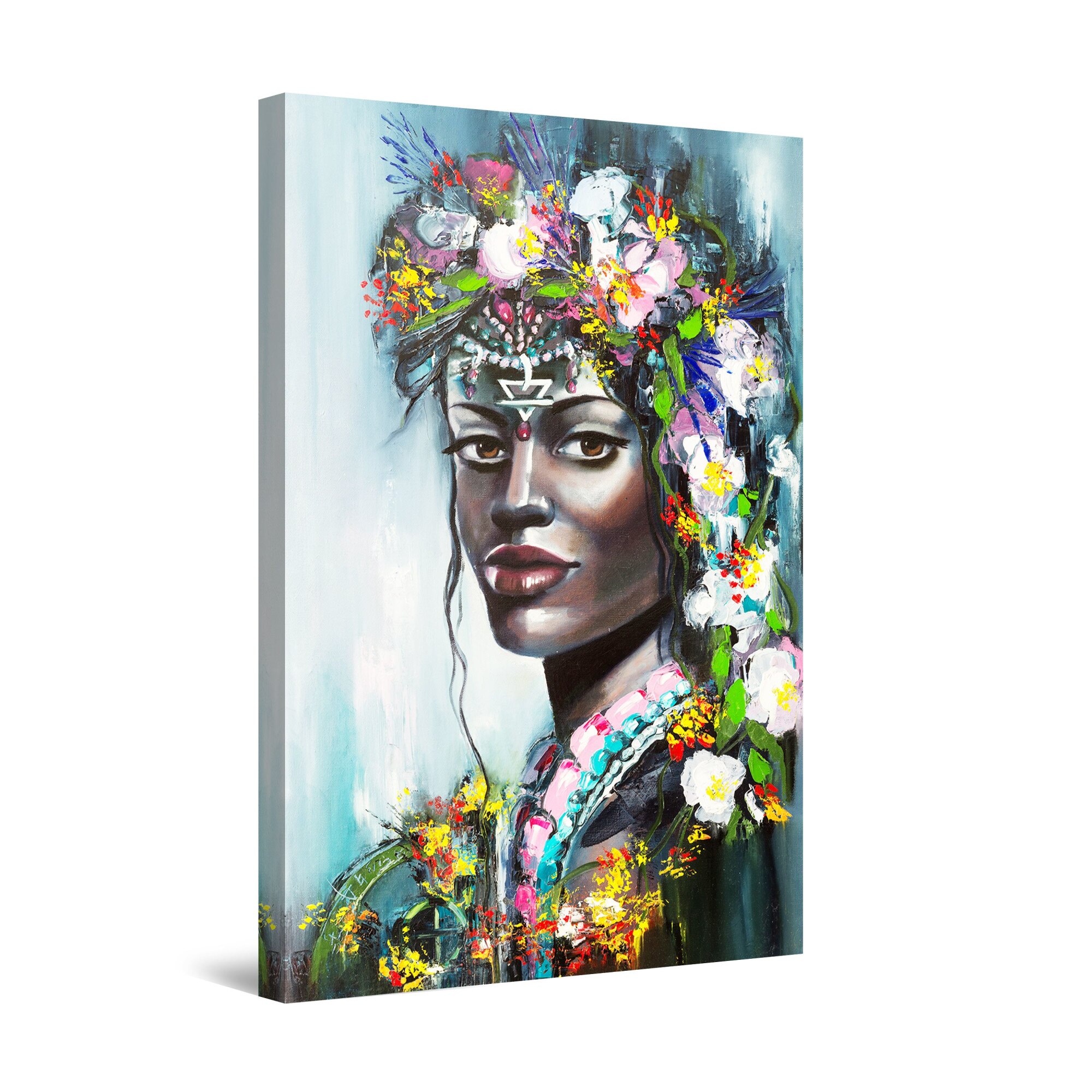 Tablou DualView Startonight Nunta Africana, luminos in intuneric, 60 cm x 40 cm