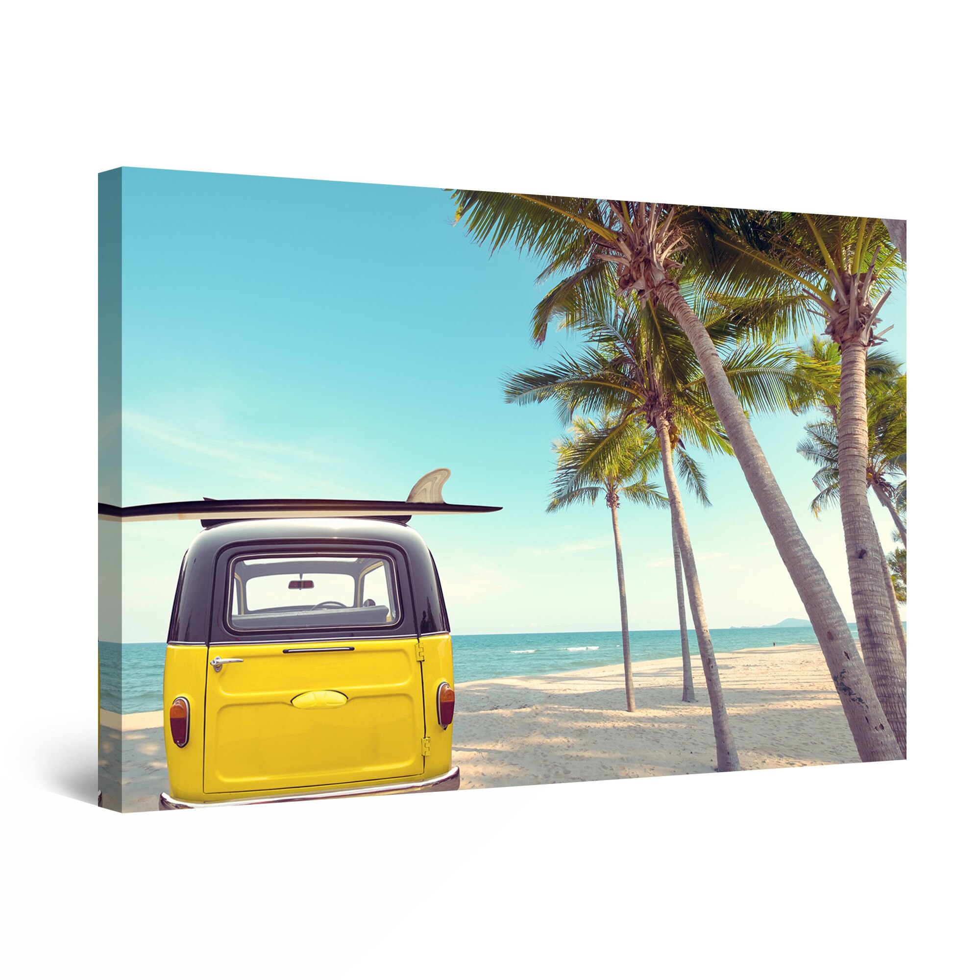 Tablou DualView Startonight Surf in Caraibe, luminos in intuneric, 120 cm x 80 cm