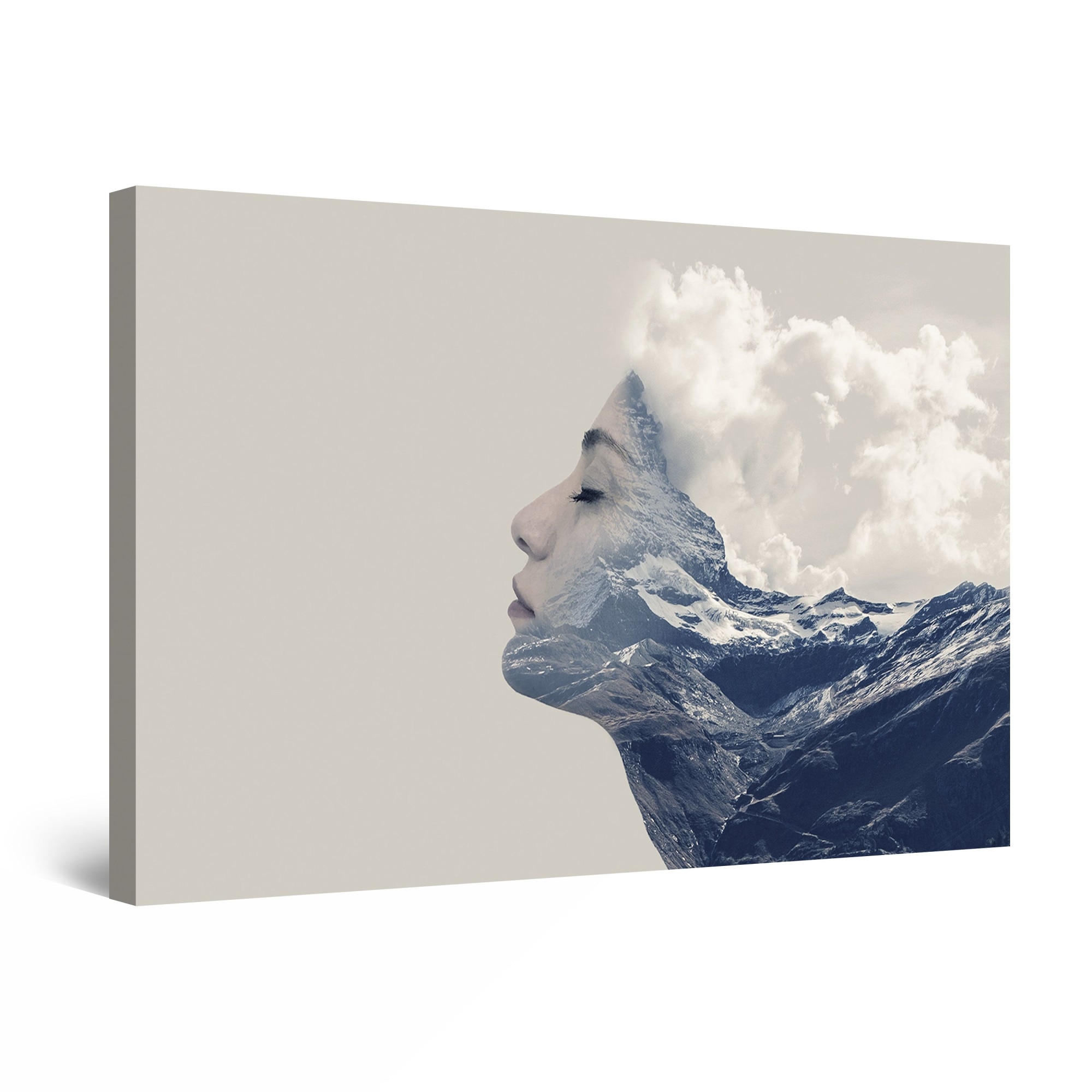 Tablou DualView Startonight Natura si Umanitate, luminos in intuneric, 60 cm x 40 cm