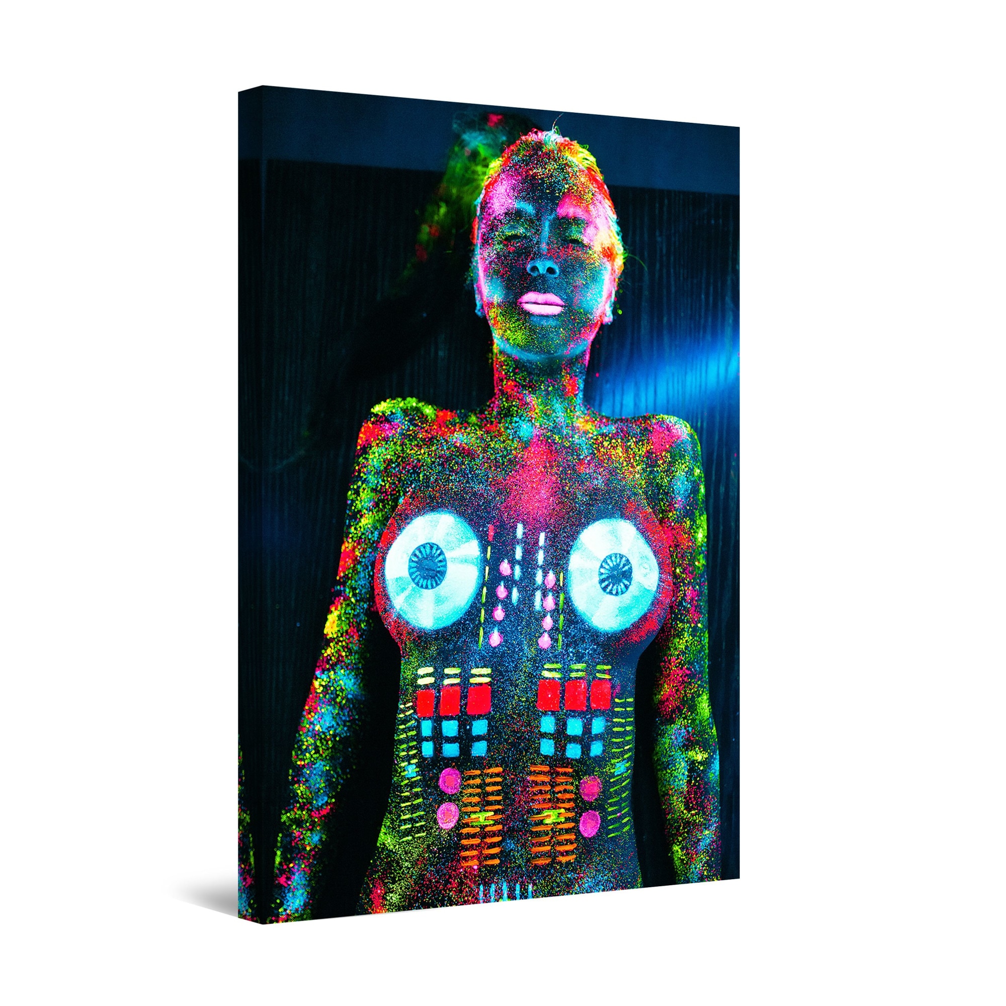 Tablou DualView Startonight Muzical, luminos in intuneric, 60 cm x 40 cm