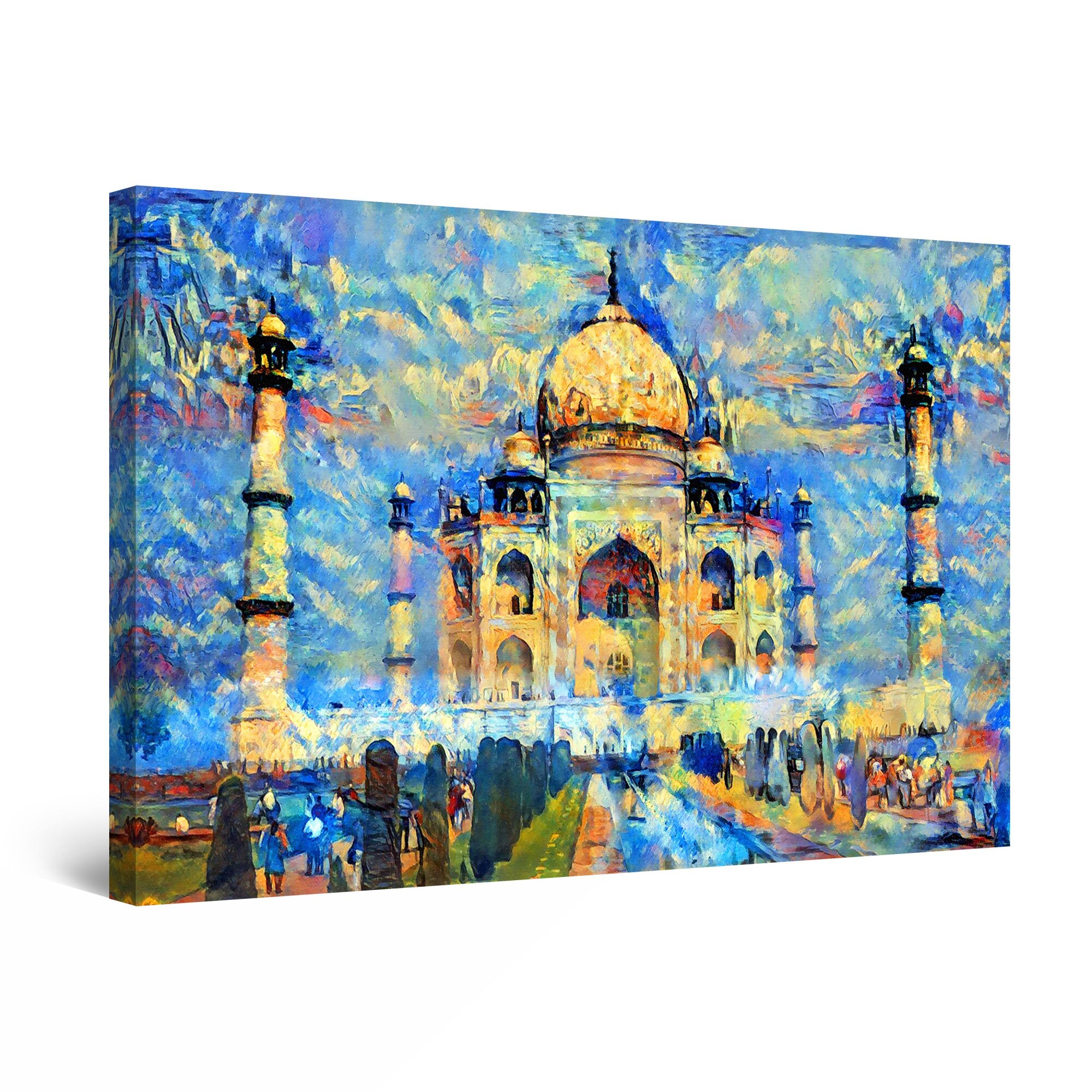 Tablou DualView Startonight Taj Mahal, luminos in intuneric, 60 cm x 40 cm