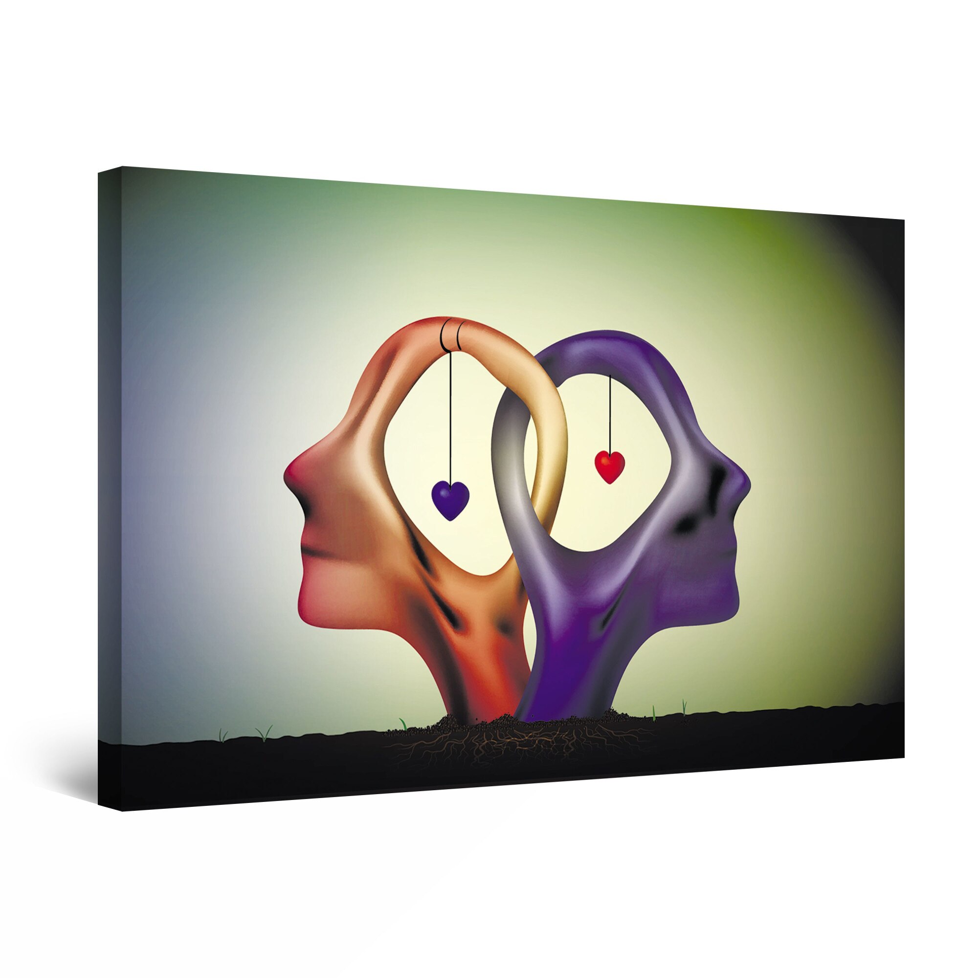 Tablou DualView Startonight Iubire si Comuniune, luminos in intuneric, 30 cm x 20 cm