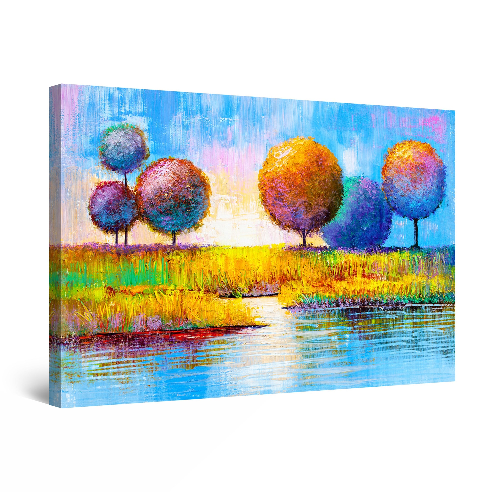 Tablou DualView Startonight Toamna Tarzie, luminos in intuneric, 60 cm x 40 cm