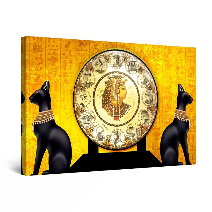 Tablou DualView Startonight Mituri Egiptene, luminos in intuneric, 90 cm x 60 cm