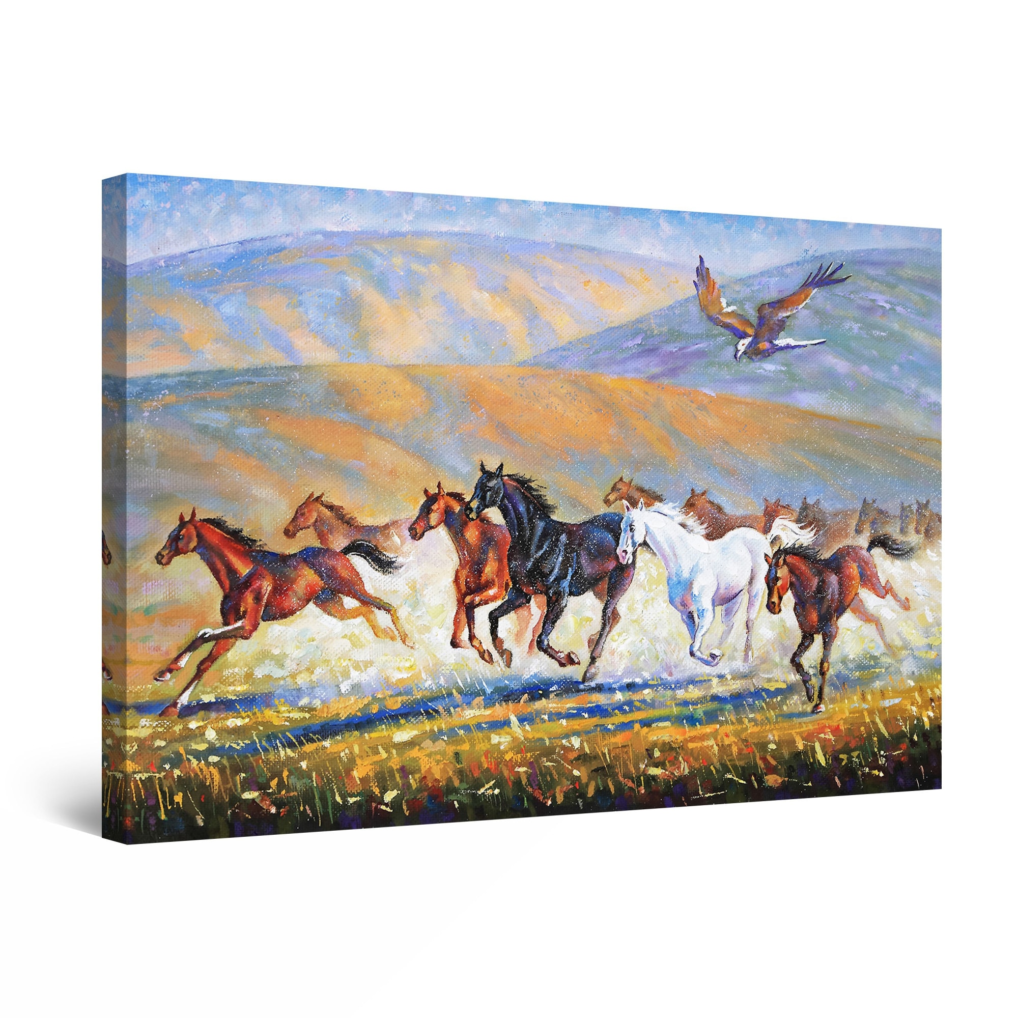 Tablou DualView Startonight Herghelie Salbatica, luminos in intuneric, 60 cm x 40 cm