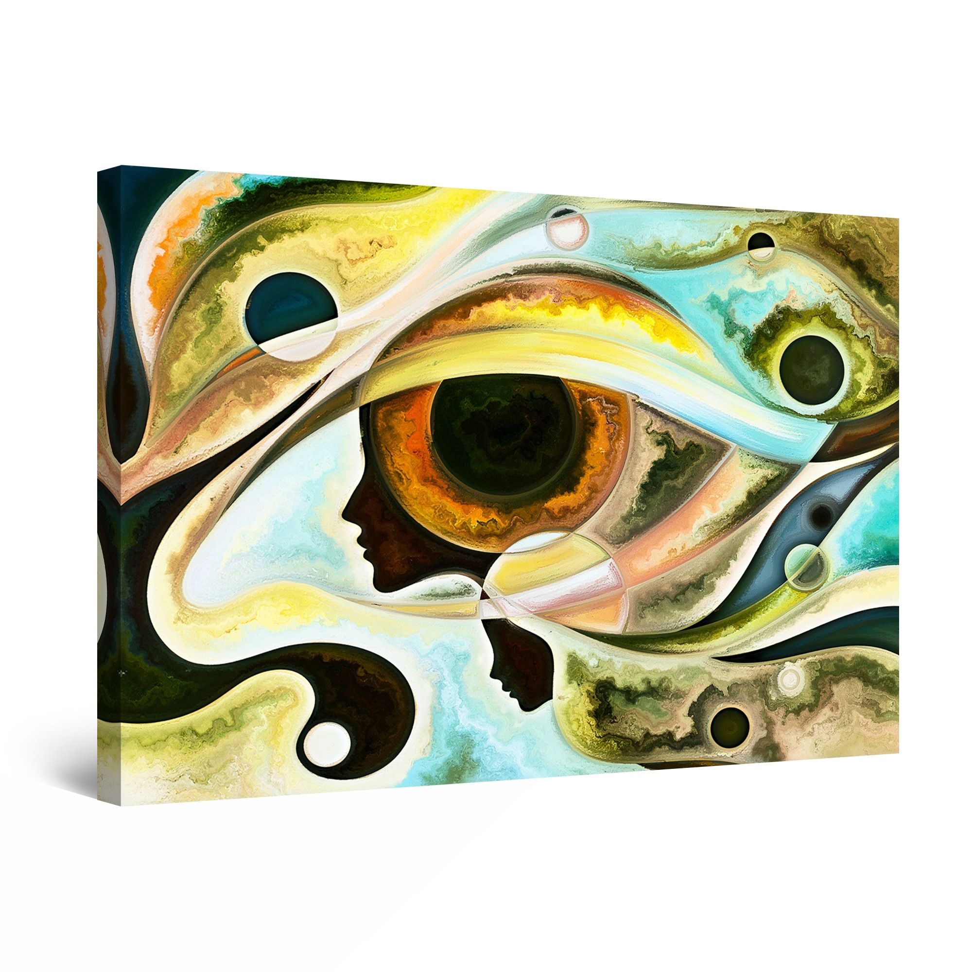 Tablou DualView Startonight Ochiul, luminos in intuneric, 60 cm x 40 cm