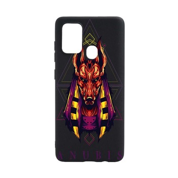 Husa Mythology, Anubis, pentru Samsung Galaxy A21s, rezistenta la uzura, anti-alunecare, din silicon Premium, B286 Husa Mythology, Anubis, pentru Samsung Galaxy A21s, rezistenta la uzura, anti-alunecare, din silicon Premium, B286