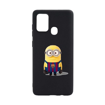 Husa pentru Samsung Galaxy A21s, Minion Football, rezistenta la uzura, anti-alunecare, din silicon Premium, B212 Husa pentru Samsung Galaxy A21s, Minion Football, rezistenta la uzura, anti-alunecare, din silicon Premium, B212