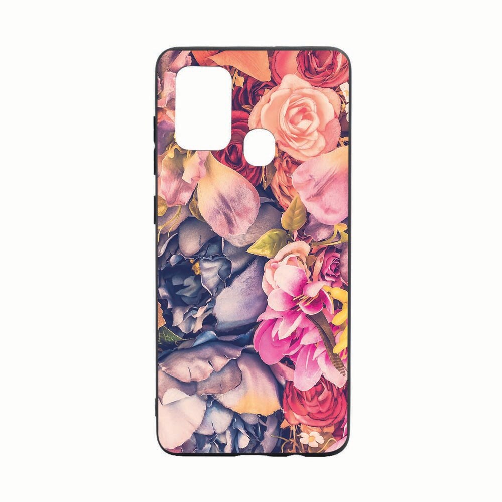 Husa pentru Samsung Galaxy A21s, Floral, rezistenta la uzura, anti-alunecare, din silicon Premium, B5