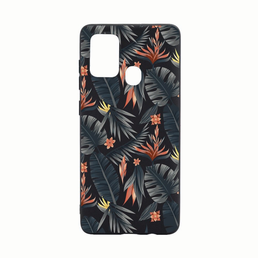 Husa pentru Samsung Galaxy A21s, Tropical, rezistenta la uzura, anti-alunecare, din silicon Premium, B88