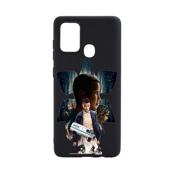 Husa Stranger Things, pentru Samsung Galaxy A21s, rezistenta la uzura, anti-alunecare, din silicon Premium, B373 Husa Stranger Things, pentru Samsung Galaxy A21s, rezistenta la uzura, anti-alunecare, din silicon Premium, B373
