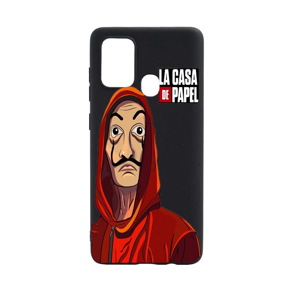Husa Silicon La Casa de Papel, compatibila cu Motorola Moto G10 / Moto G30 / Moto G10 Power, rezistenta la uzura, anti-alunecare, B389