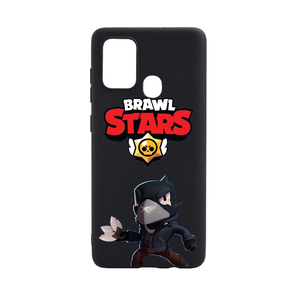 Husa Brawl Stars Crow, pentru Samsung Galaxy A21s, rezistenta la uzura, anti-alunecare, din silicon Premium, din silicon Premium, B644