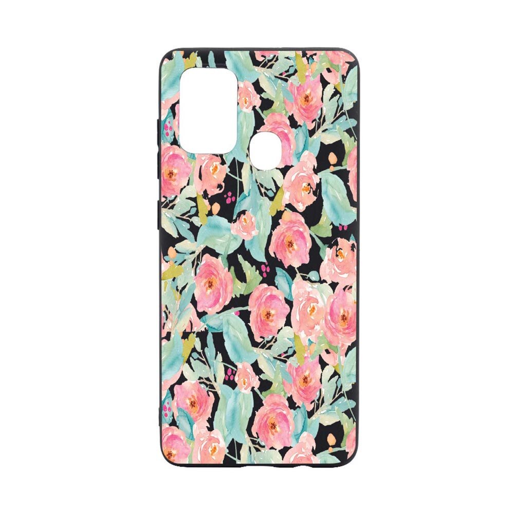 Husa Silicon Flowers, Pastel colors, compatibila cu Motorola Moto G50, rezistenta la uzura, anti-alunecare, B503