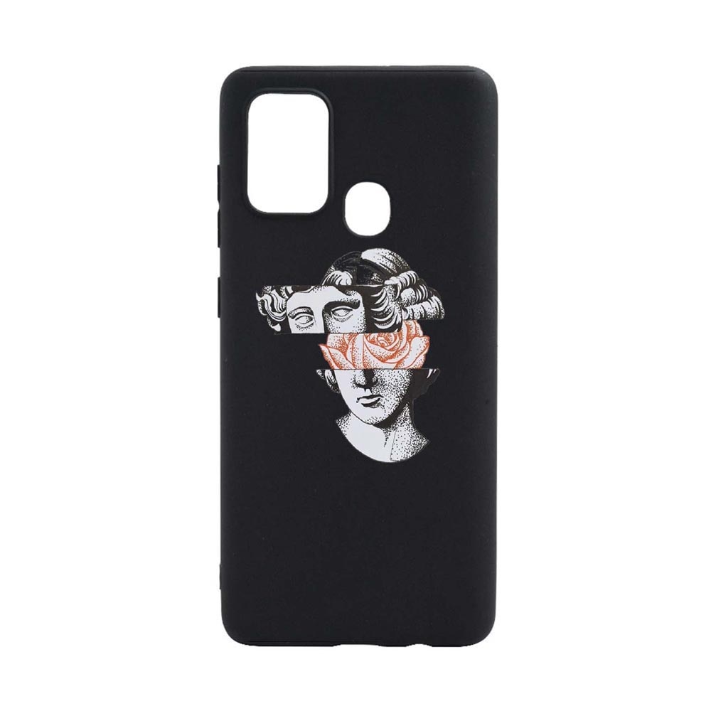 Husa Silicon Statue - Rose, compatibila cu Motorola Moto G10 / Moto G30 / Moto G10 Power, rezistenta la uzura, anti-alunecare, B604