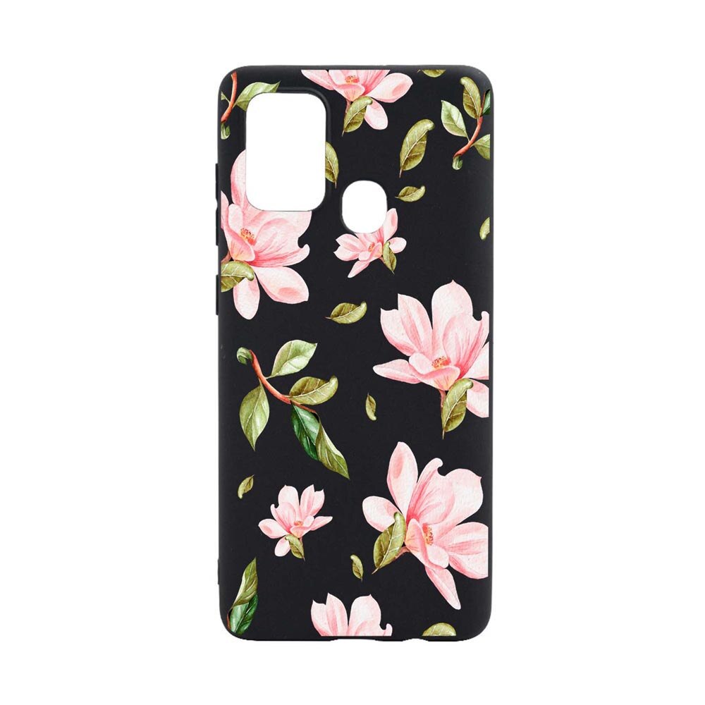 Husa Silicon Flowers, compatibila cu Motorola Moto G10 / Moto G30 / Moto G10 Power, rezistenta la uzura, anti-alunecare, B496
