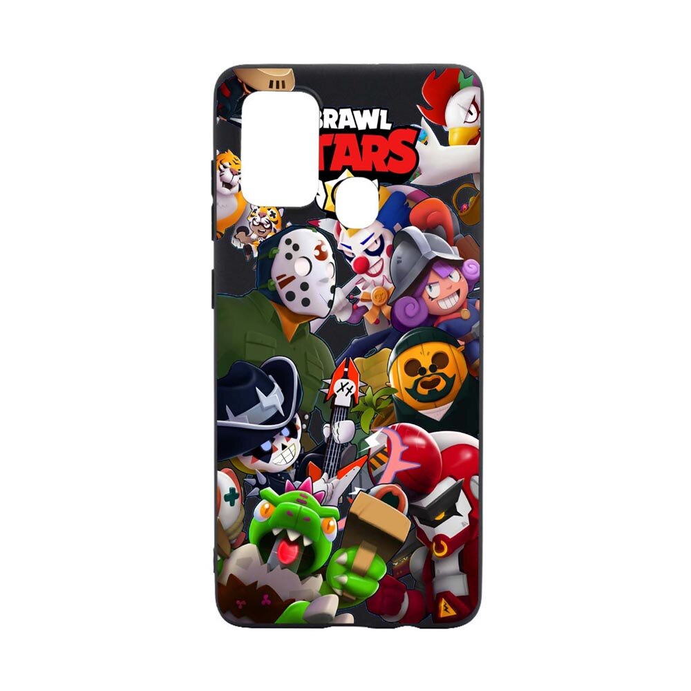 Husa Silicon Brawl Stars, compatibila cu Motorola Moto G10 / Moto G30 / Moto G10 Power, rezistenta la uzura, anti-alunecare, B646