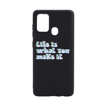 Husa Silicon Life is..., compatibila cu Motorola Moto G60, rezistenta la uzura, anti-alunecare, B491 Husa Silicon Life is..., compatibila cu Motorola Moto G60, rezistenta la uzura, anti-alunecare, B491