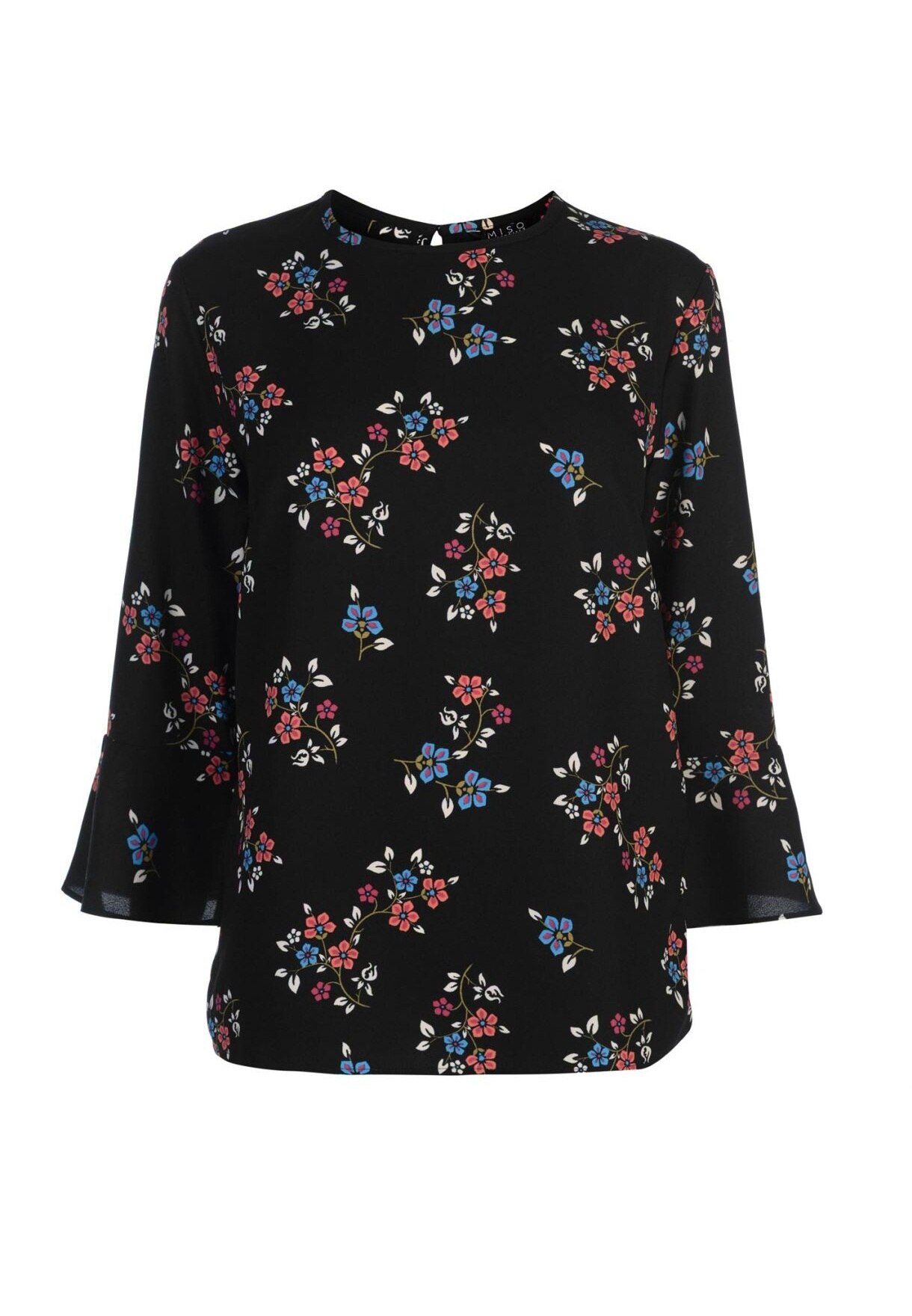 Bluza cu imprimeu floral Miso Printed BL, Negru, M