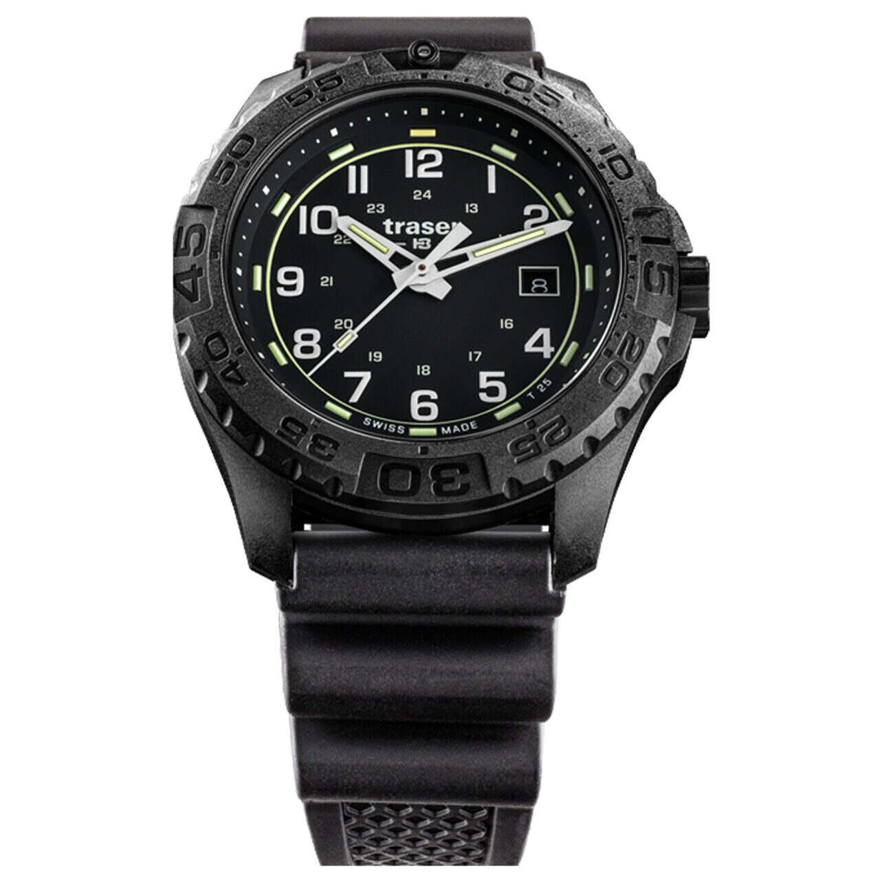 Ceas barbatesc Traser H3 108672 P96 OdP Evolution, 44 mm, 20 ATM, Negru