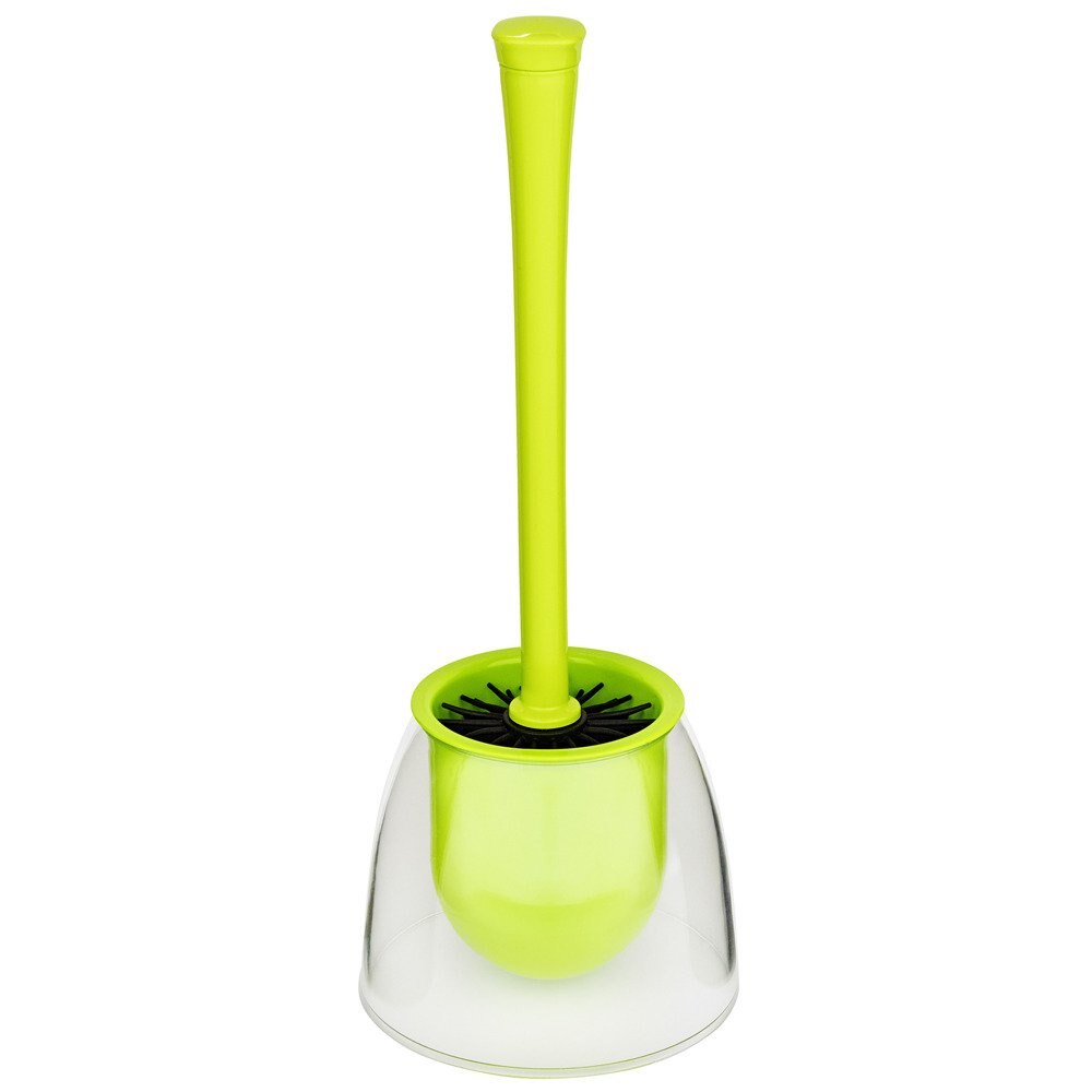 Recipient pentru perii FIESTA, perie verde + suport, WENKO