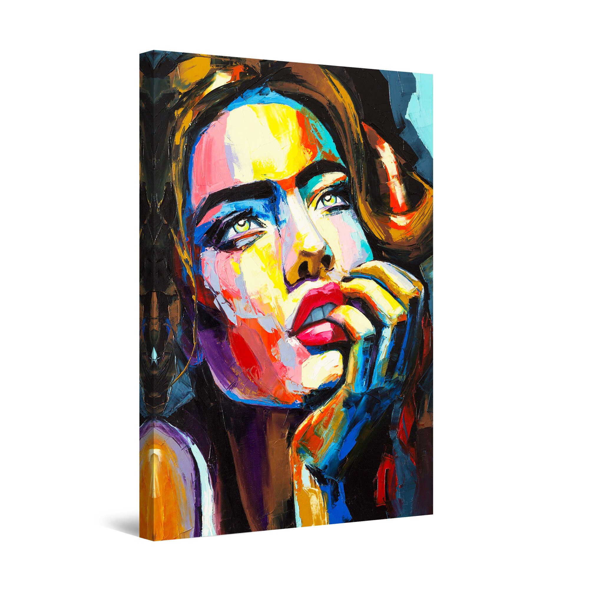Tablou DualView Startonight Contemplare, luminos in intuneric, 60 cm x 40 cm