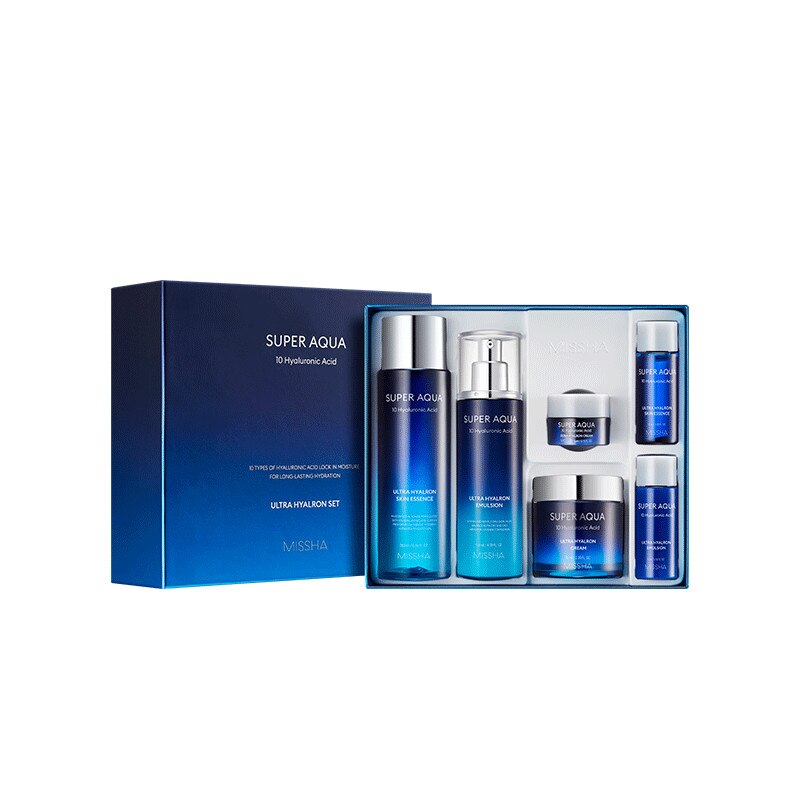 Set puternic hidratant cu acid hialuronic Super Aqua, Zi