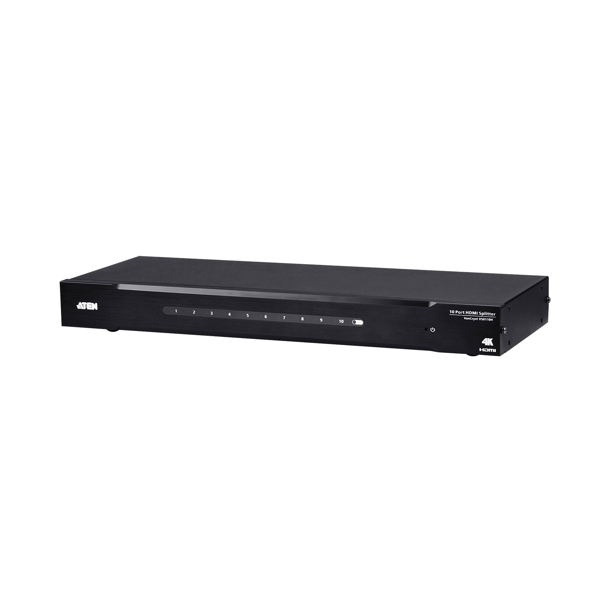 Splitter video ATEN, HDMI (M) la HDMI (M) x 10, VS0110HA-AT-G