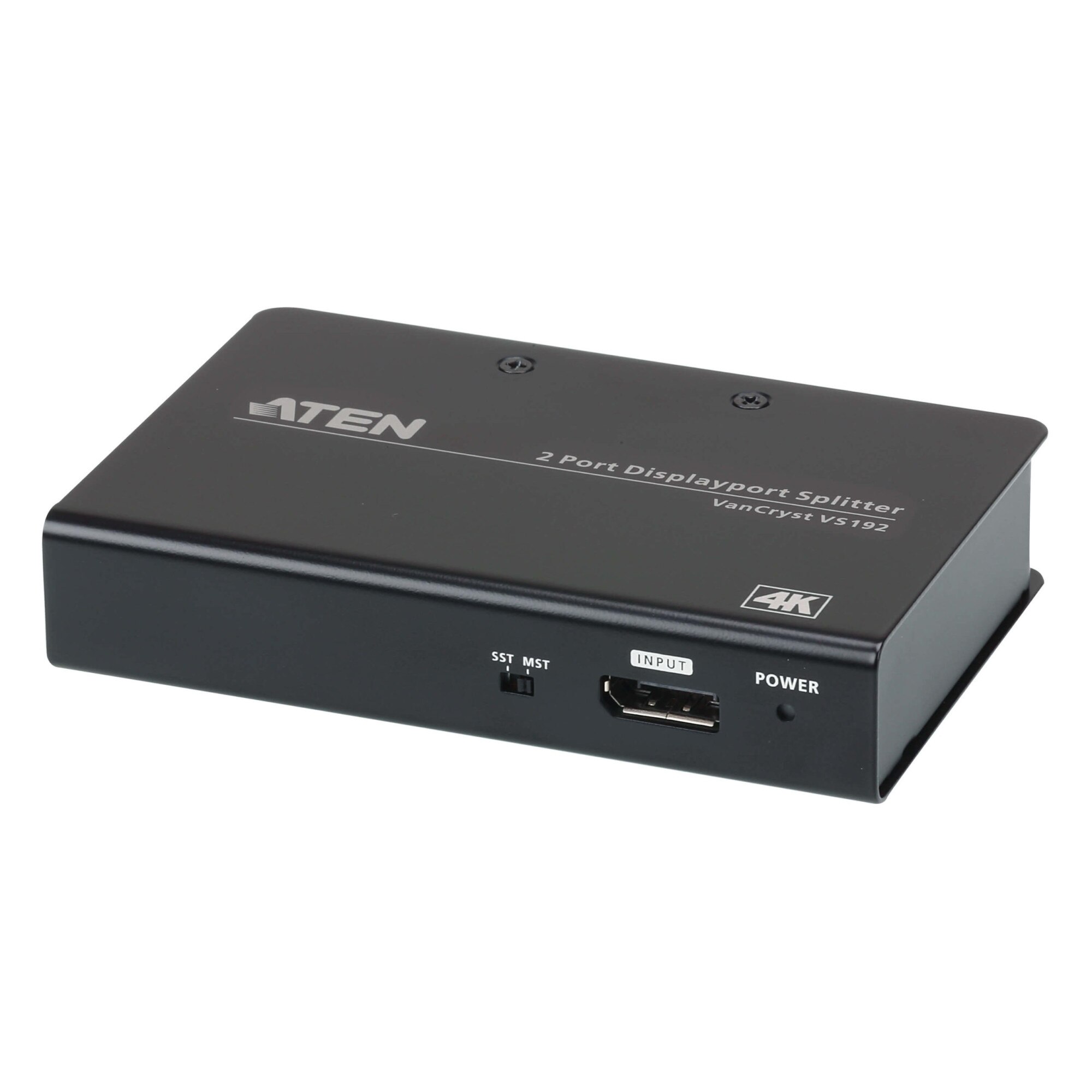 Splitter video ATEN, DisplayPort (M) la DisplayPort (M) x 2, negru, VS192-AT-G