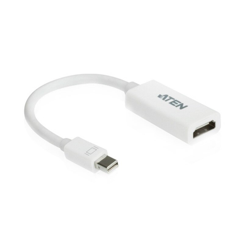 Cablu video ATEN, Mini-DisplayPort (T) la HDMI (M), alb, VC980-AT