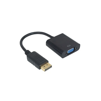 Adaptor DisplayPort la VGA, negru, 0.15m Adaptor DisplayPort la VGA, negru, 0.15m