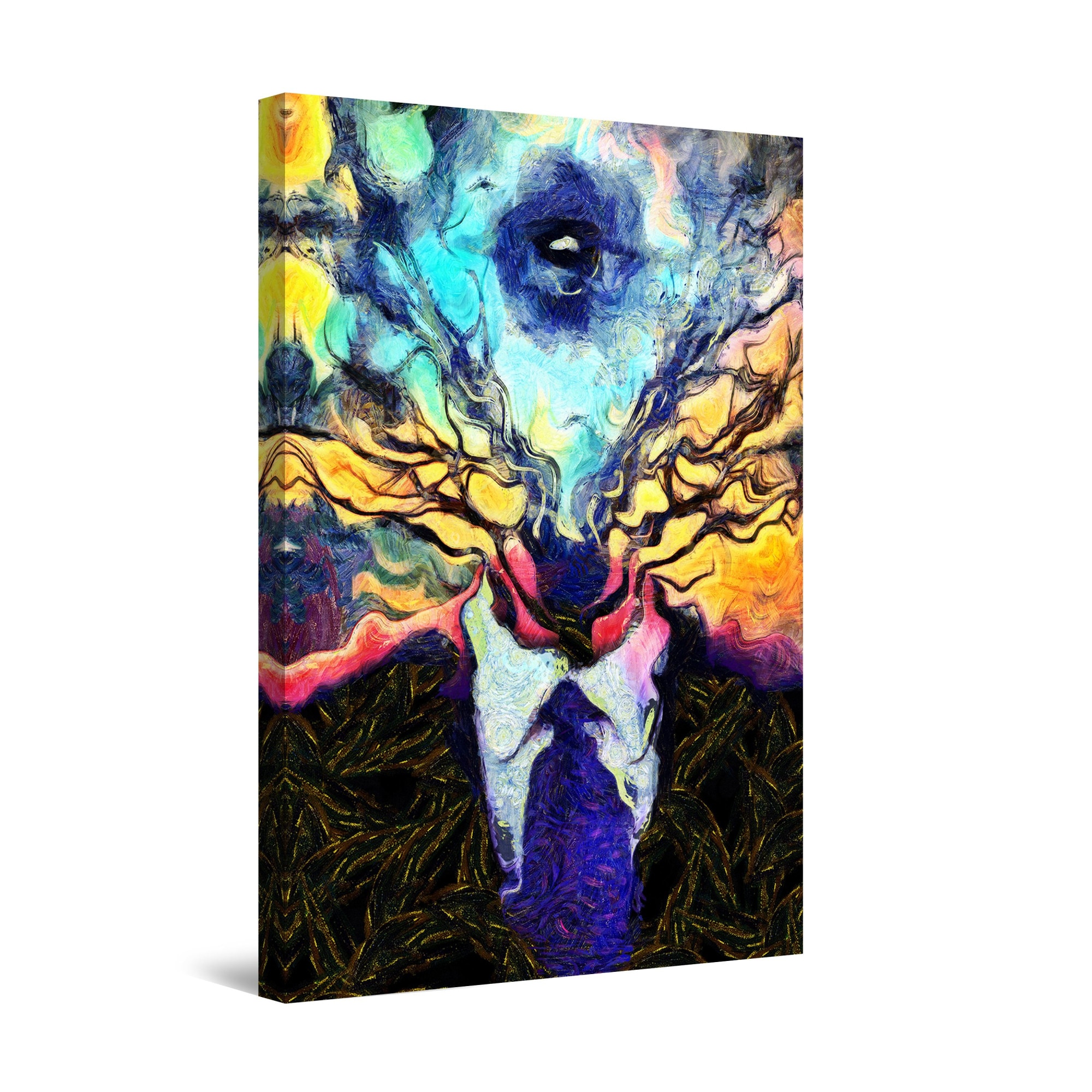 Tablou DualView Startonight Univers Masculin, luminos in intuneric, 60 cm x 40 cm