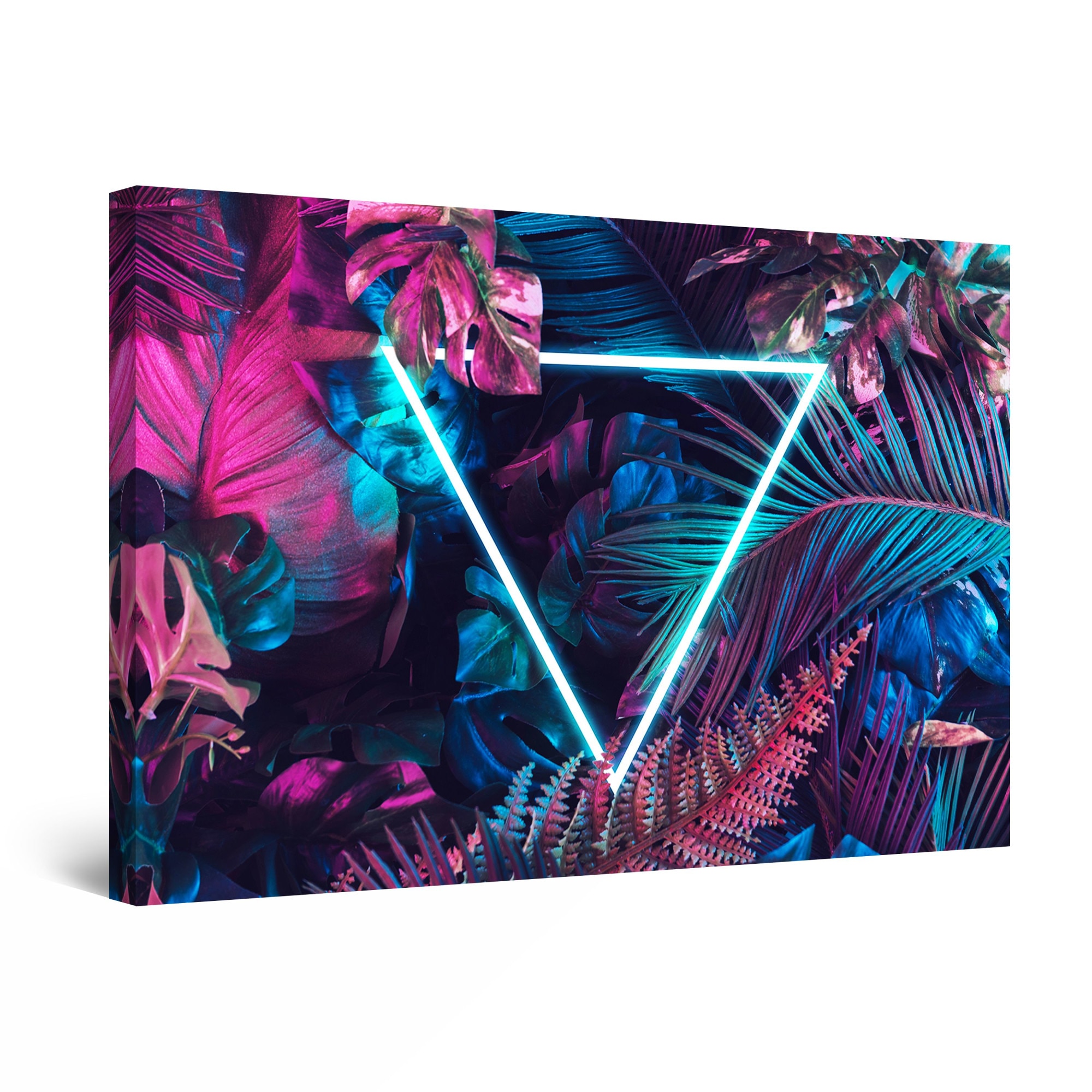 Tablou DualView Startonight Tropical, luminos in intuneric, 120 cm x 80 cm