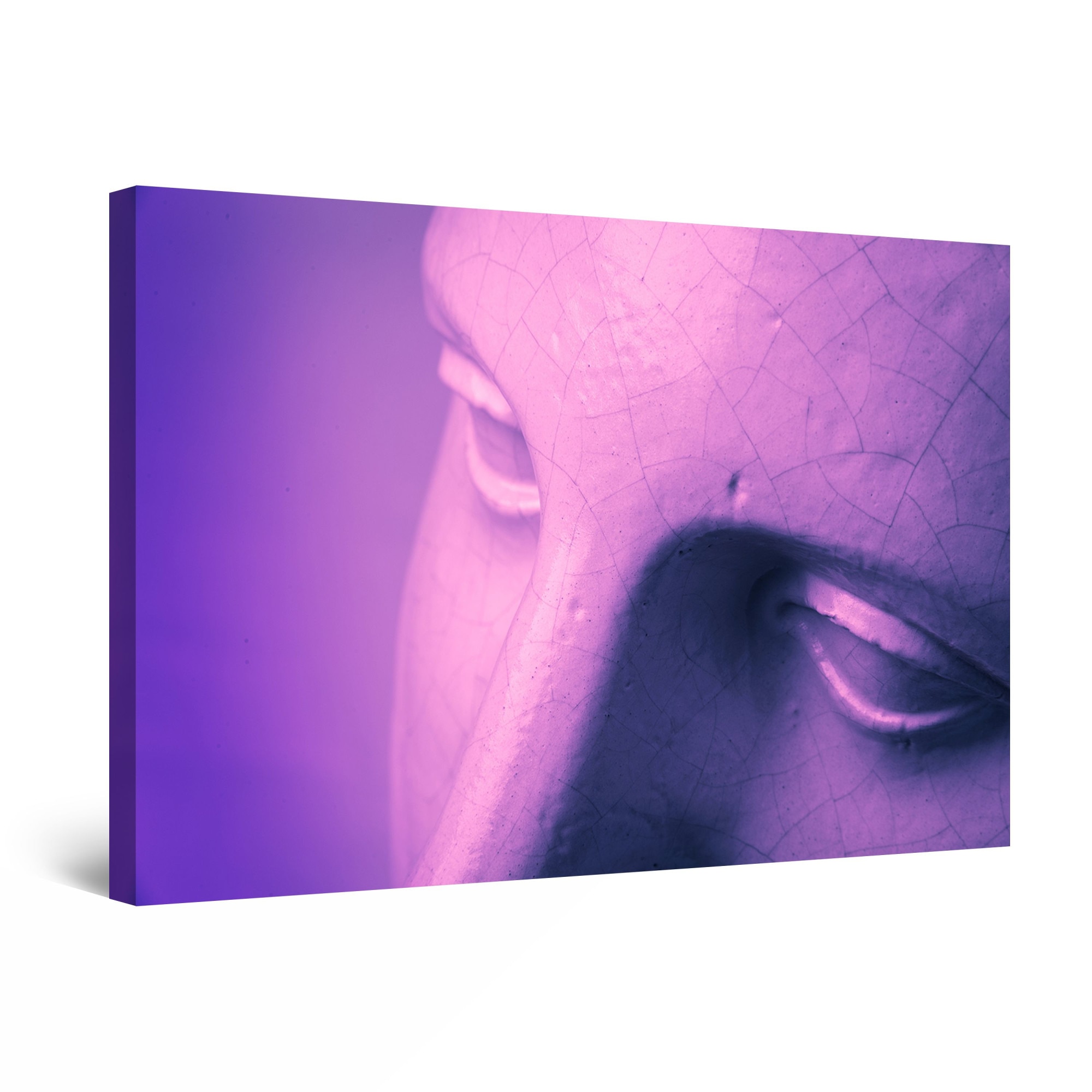 Tablou DualView Startonight Statuie in Violet, luminos in intuneric, 60 cm x 40 cm