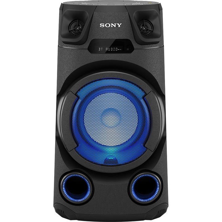 Аудио система High Power, SONY MHC-V13, Jet BASS Booster, Bluetooth, USB, CD, Черен