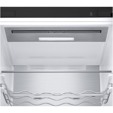 Combina frigorifica LG GBB92MCACP, 384 l, Clasa A+++, No Frost, Smart Diagnosis, Wi-Fi, H 203 cm, Negru